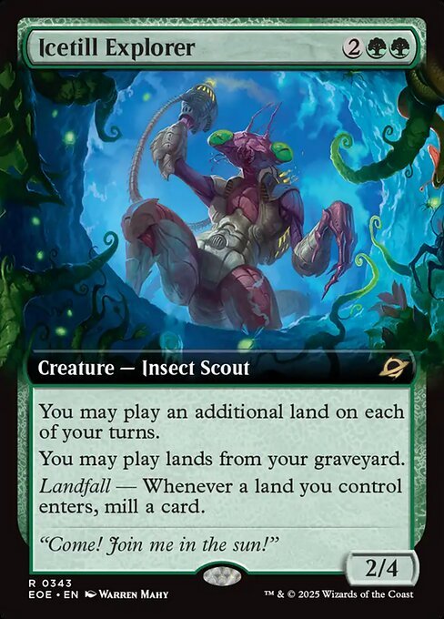 Icetill Explorer card from EOE #343