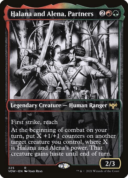 Halana and Alena, Partners card from VOW #325