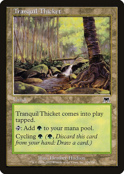 Tranquil Thicket card from ONS #326
