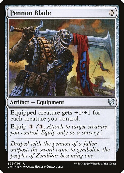 Pennon Blade card from CMR #329