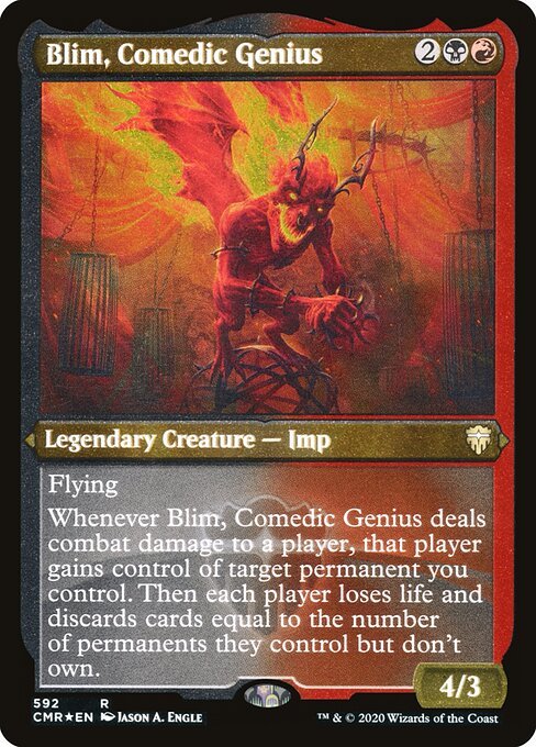 Blim, Comedic Genius card from CMR #592