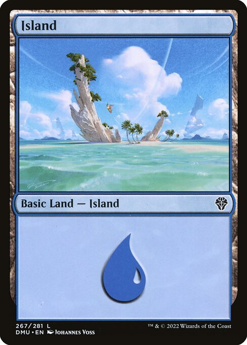 Island (267) card from DMU #267
