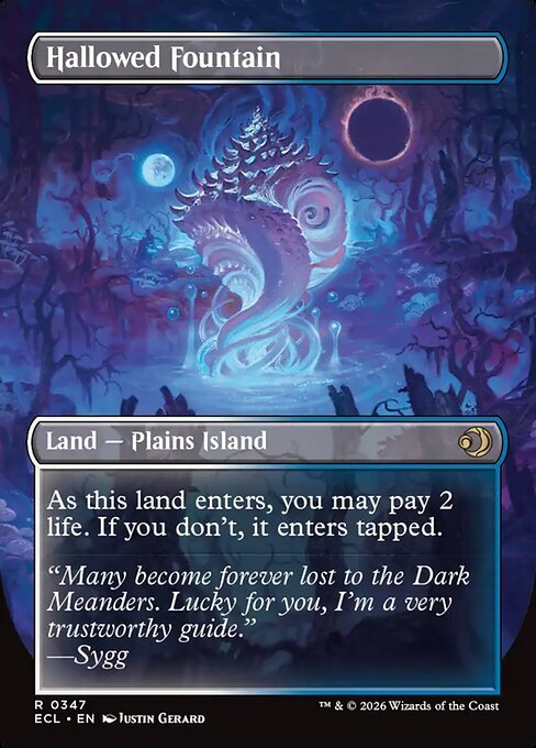 Hallowed Fountain card from ECL #347