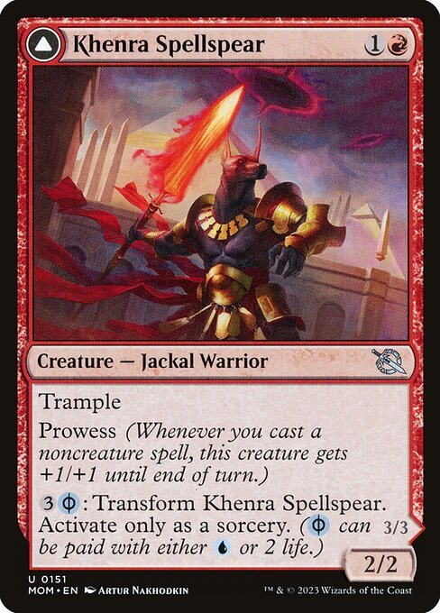 Khenra Spellspear card from MOM #151