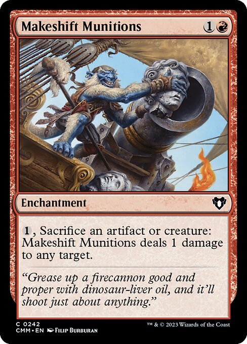 Makeshift Munitions card from CMM #242