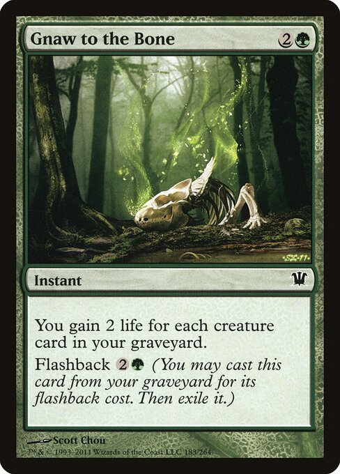 Gnaw to the Bone card from ISD #183