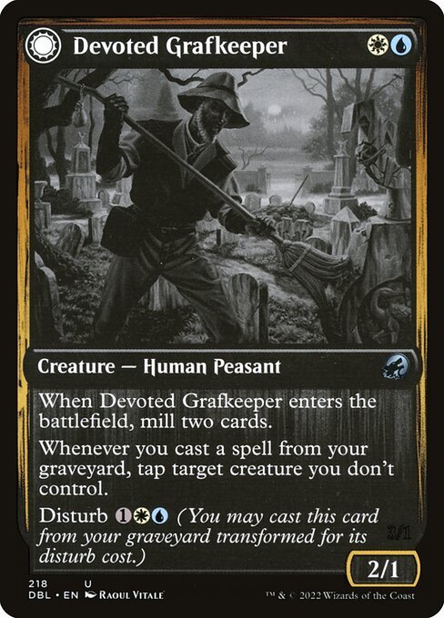 Devoted Grafkeeper card from DBL #218