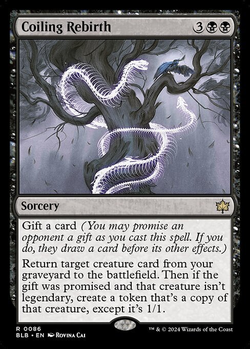 Coiling Rebirth card from BLB #86