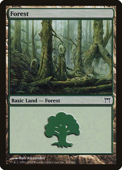 Forest (303) card from CHK #303