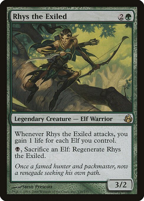 Rhys the Exiled card from MOR #135
