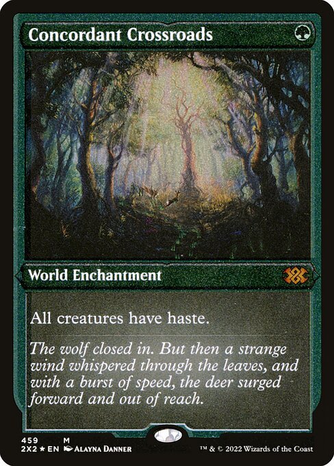 Concordant Crossroads card from 2X2 #459