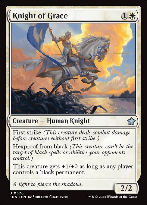 Knight of Grace card from FDN #576