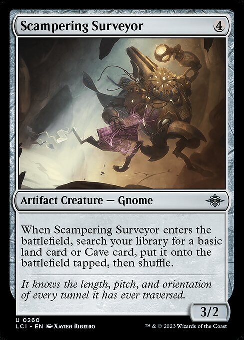 Scampering Surveyor card from LCI #260