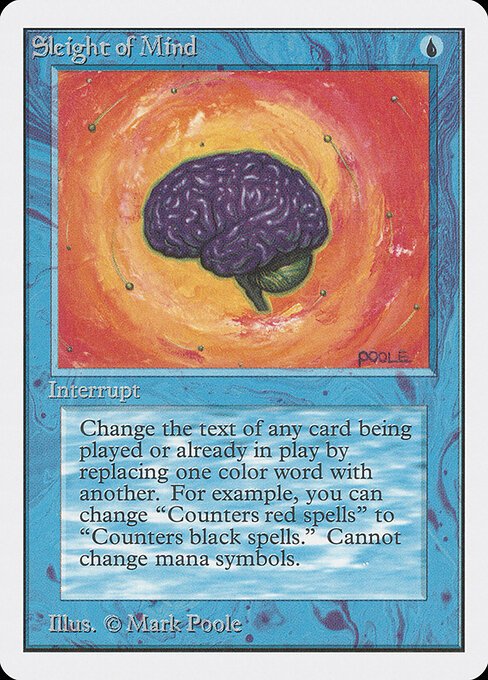 Sleight of Mind card from 2ED #product-9208