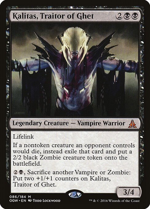Kalitas, Traitor of Ghet card from OGW #86