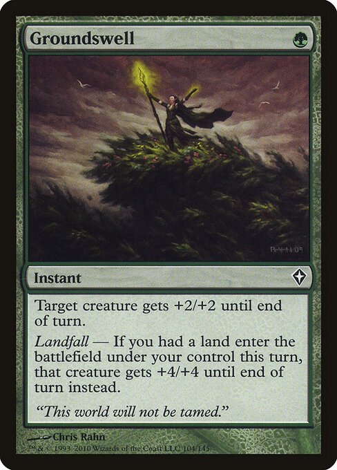 Groundswell card from WWK #104