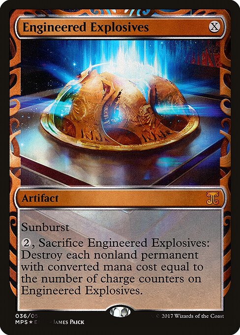 Engineered Explosives card from MPS #36