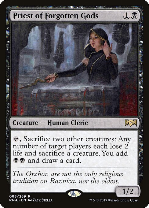 Priest of Forgotten Gods card from RNA #83