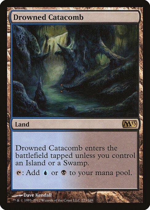 Drowned Catacomb card from M13 #223