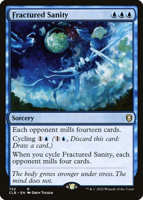 Fractured Sanity card from CLB #722