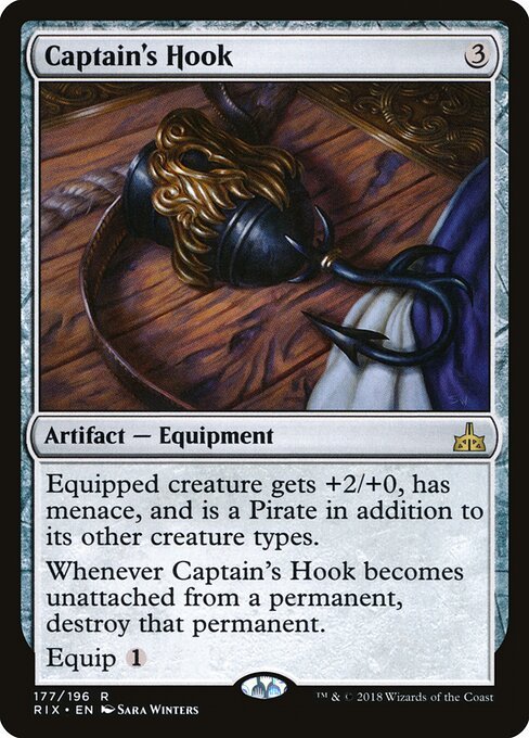 Captain's Hook card from RIX #177