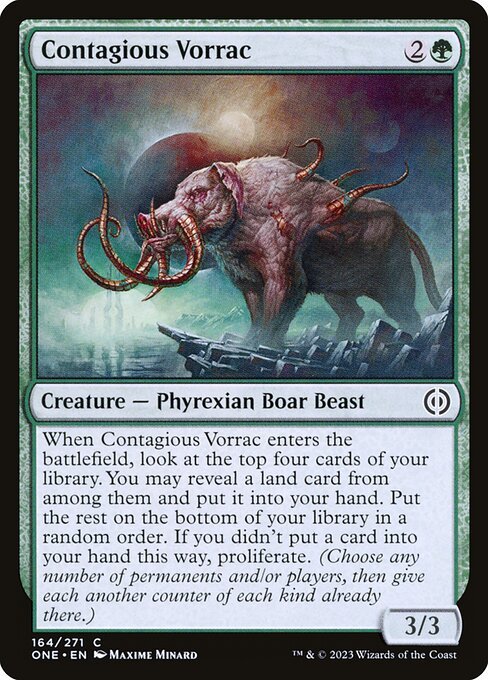 Contagious Vorrac card from ONE #164