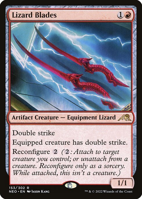 Lizard Blades card from NEO #153