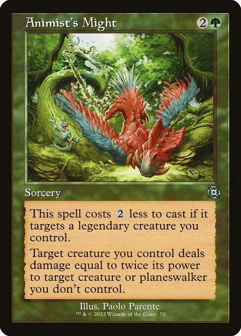 Animist's Might card from MAT #70