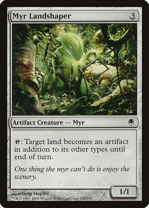 Myr Landshaper card from DST #131