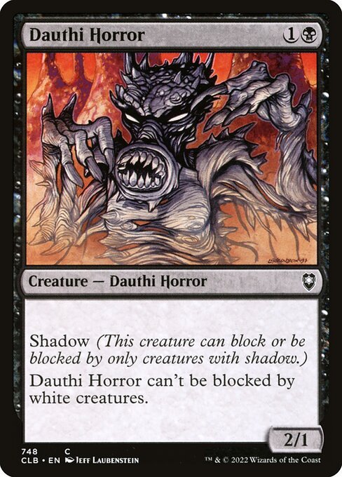 Dauthi Horror card from CLB #748