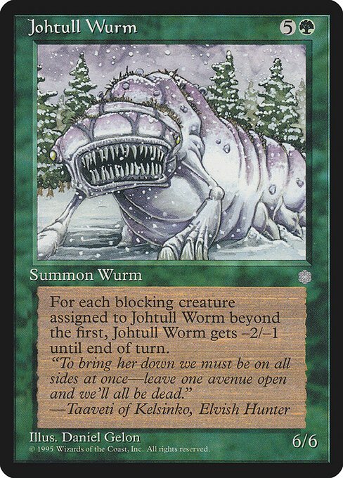 Johtull Wurm card from ICE #product-4752