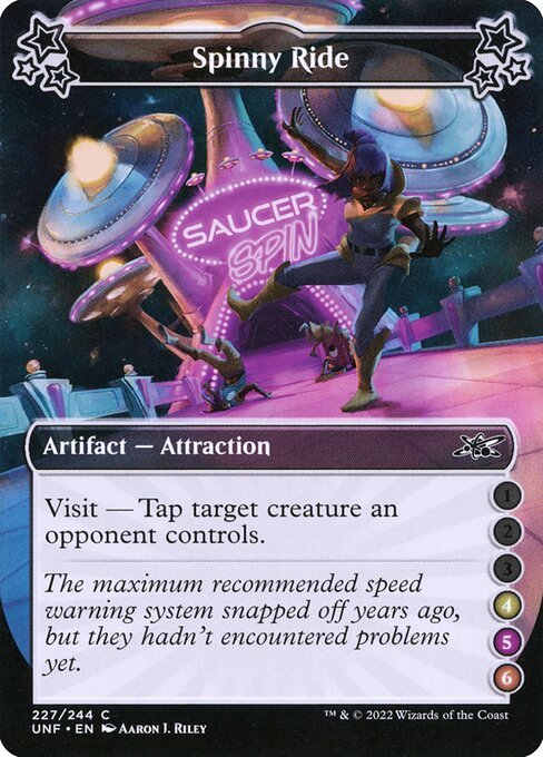 Spinny Ride card from UNF #227