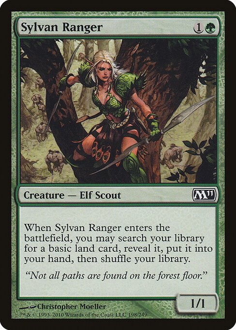 Sylvan Ranger card from M11 #198