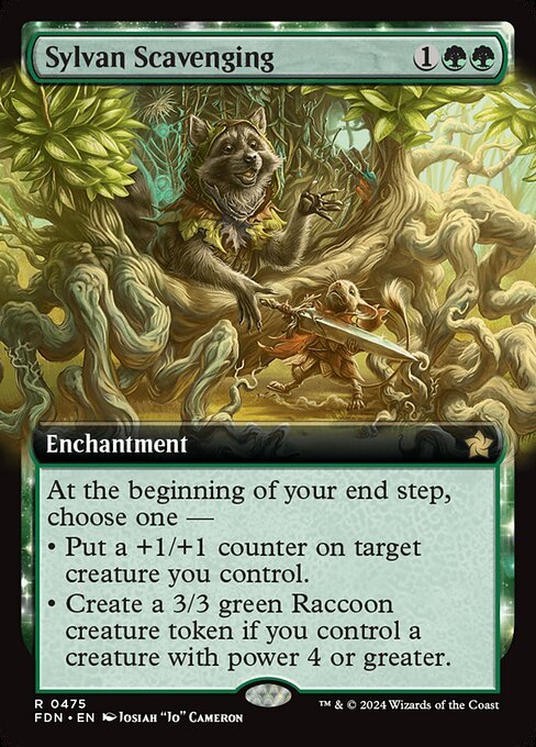 Sylvan Scavenging card from FDN #475