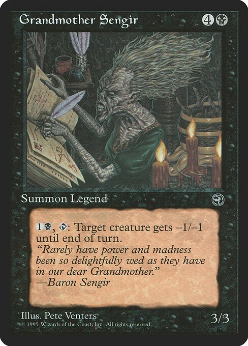 Grandmother Sengir card from HML #product-4503