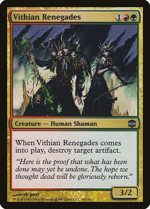 Vithian Renegades card from ARB #64