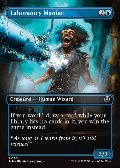 Laboratory Maniac card from INR #304