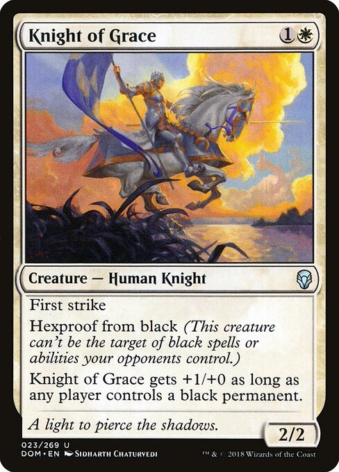 Knight of Grace card from DOM #23