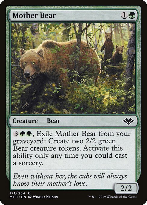 Mother Bear card from MH1 #171