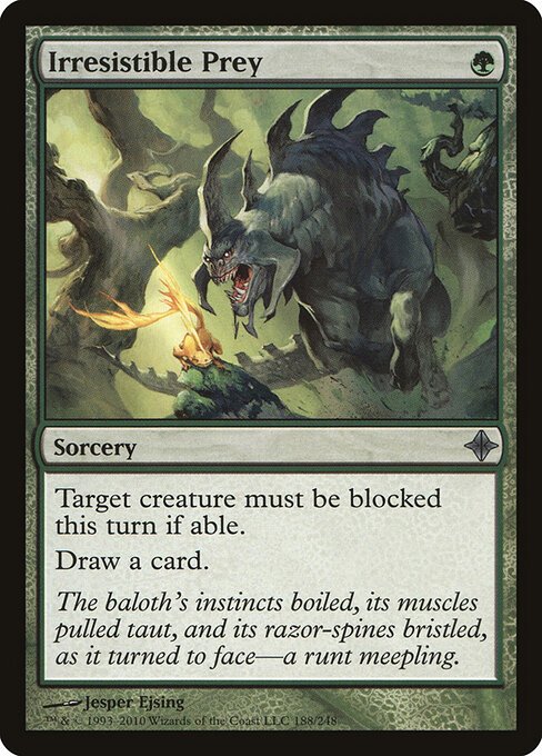 Irresistible Prey card from ROE #188