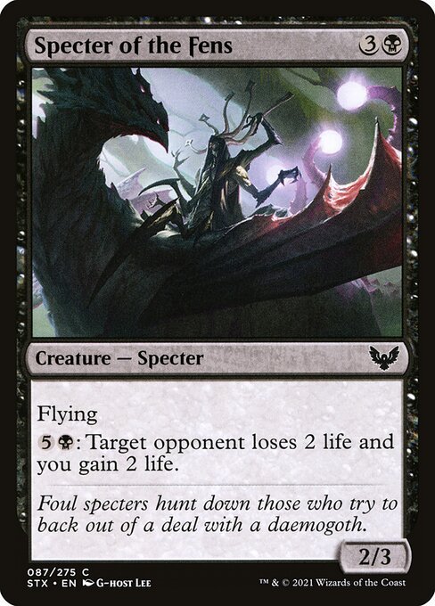 Specter of the Fens card from STX #87