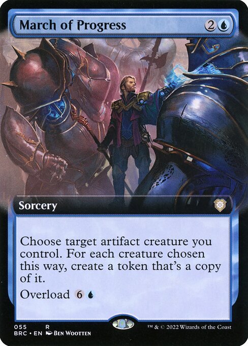 March of Progress card from BRC #55