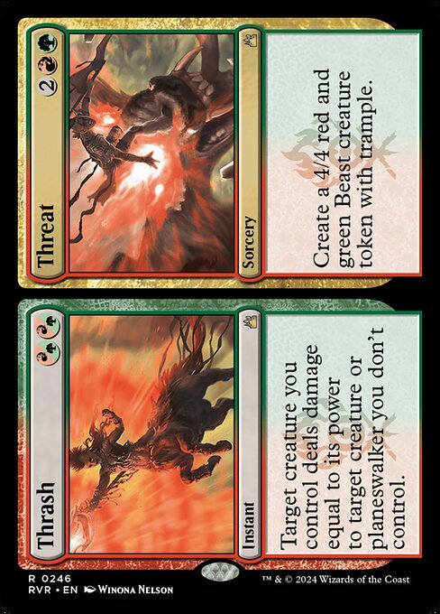 Thrash // Threat card from RVR #246