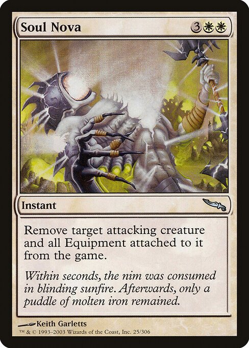 Soul Nova card from MRD #25
