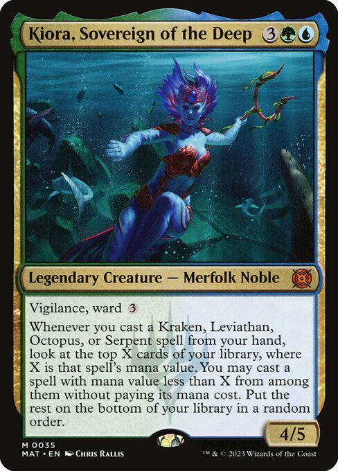 Kiora, Sovereign of the Deep card from MAT #35