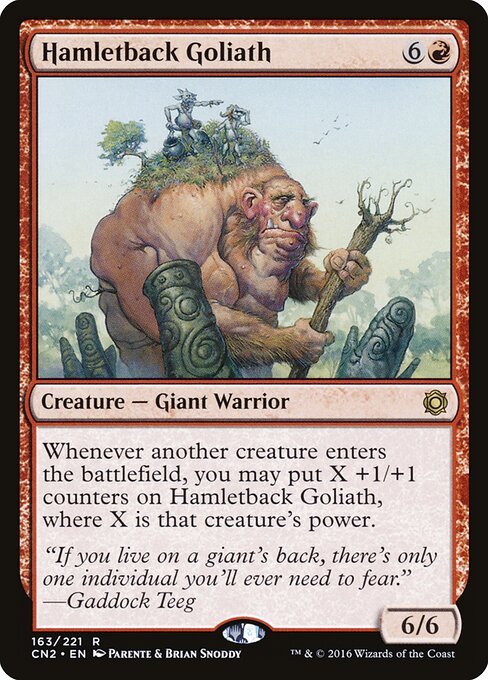 Hamletback Goliath card from CN2 #163