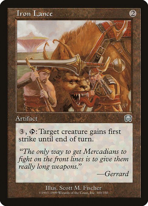 Iron Lance card from MMQ #300