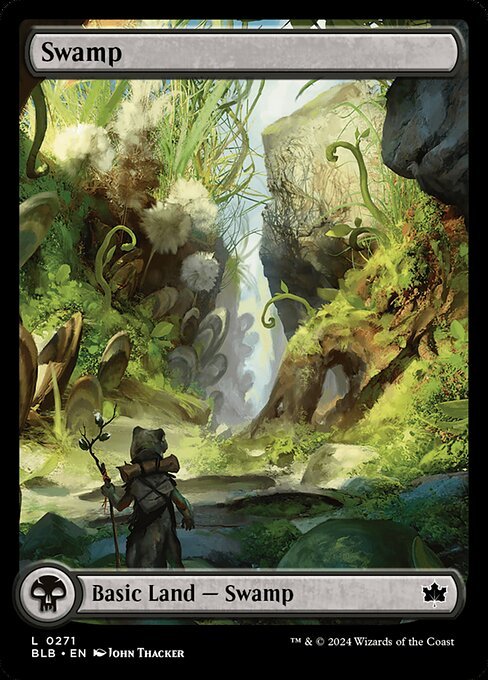 Swamp (0271) card from BLB #271