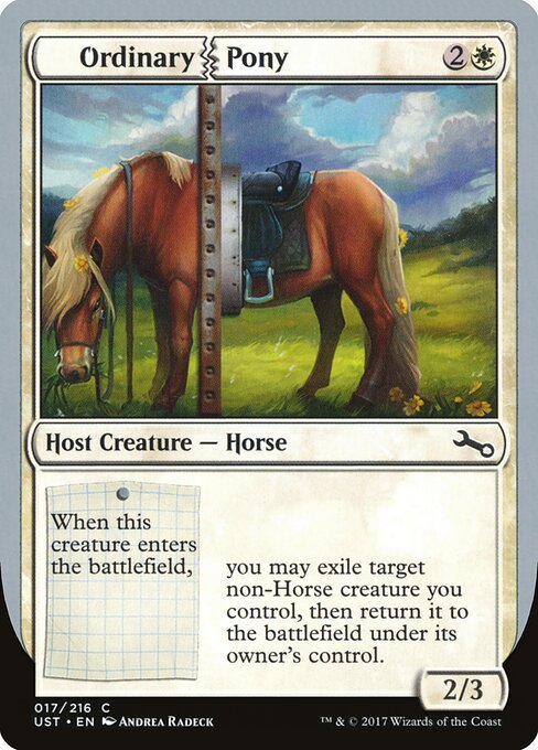 Ordinary Pony card from UST #17