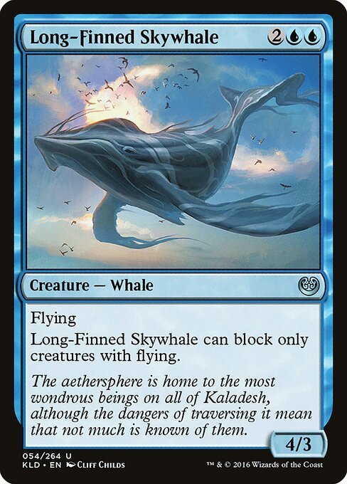 Long-Finned Skywhale card from KLD #54